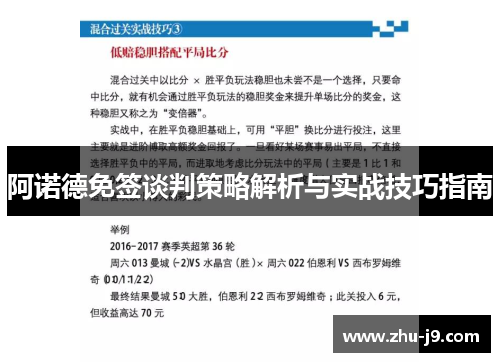 阿诺德免签谈判策略解析与实战技巧指南 阿诺德免签谈判策略解析与实战技巧指南